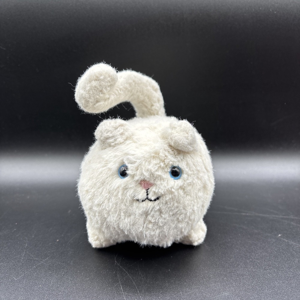 Jellycat Caboodle Kitten Plush Small Mini Chunky Ball Cute London Toy White 4"